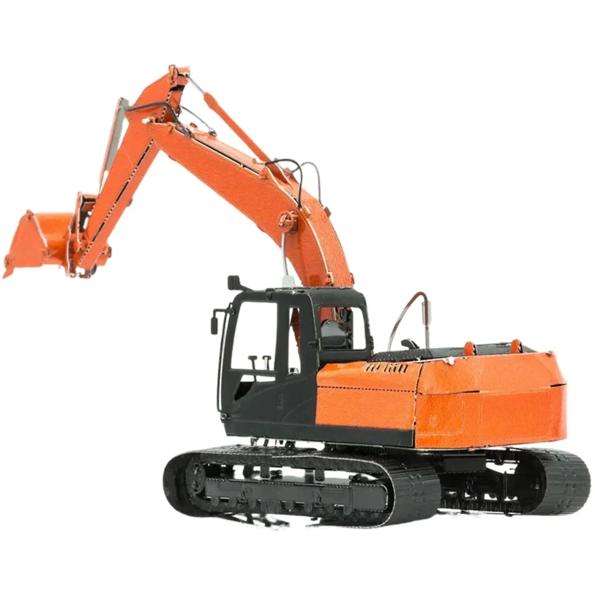 Excavator Construction Vehicle Figure Model Kit (Steel, Moderate Difficulty) - Fascinations - Metal Earth Series - (2022) - Image 5