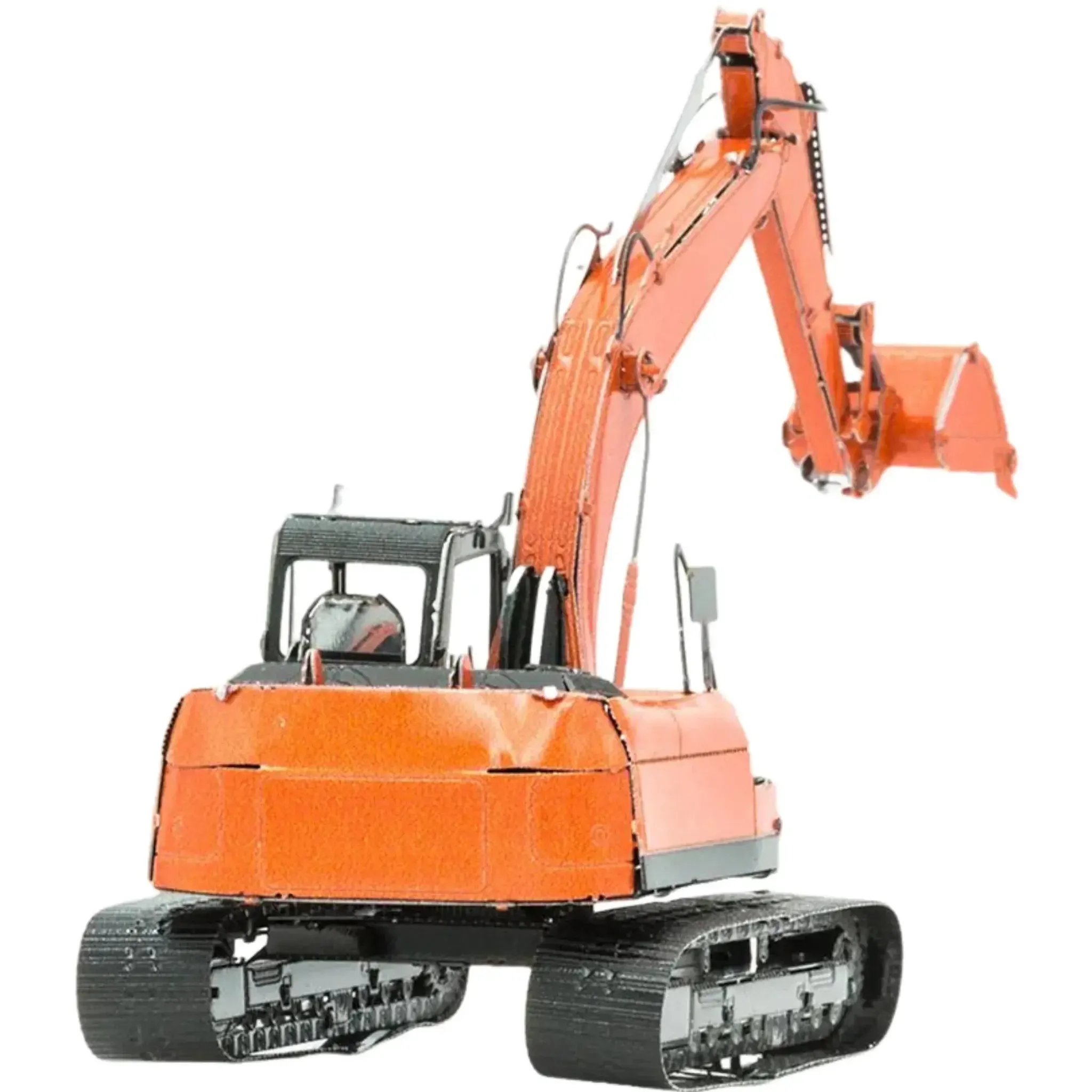 Excavator Construction Vehicle Figure Model Kit (Steel, Moderate Difficulty) - Fascinations - Metal Earth Series - (2022) - Image 7