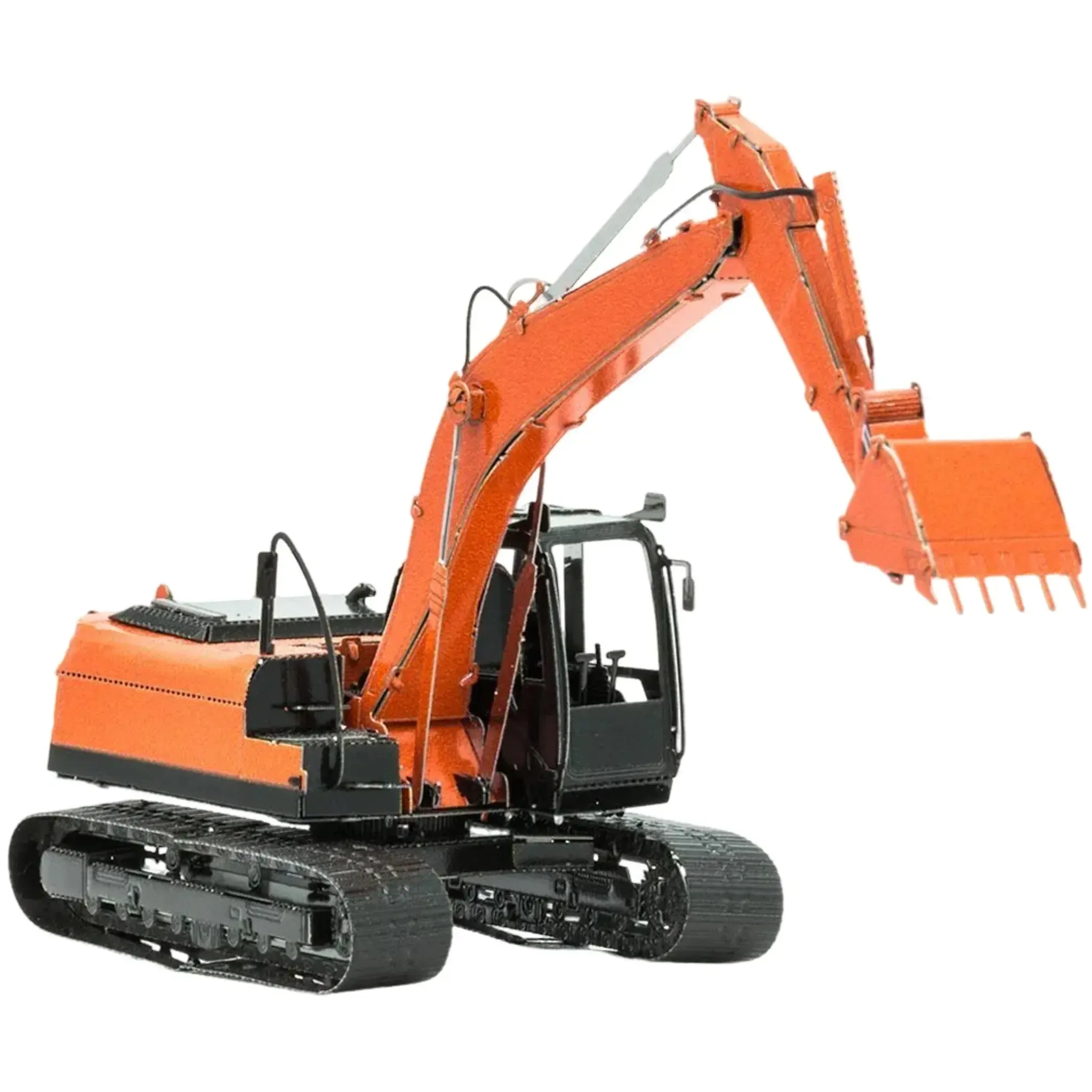 Excavator Construction Vehicle Figure Model Kit (Steel, Moderate Difficulty) - Fascinations - Metal Earth Series - (2022) - Image 8
