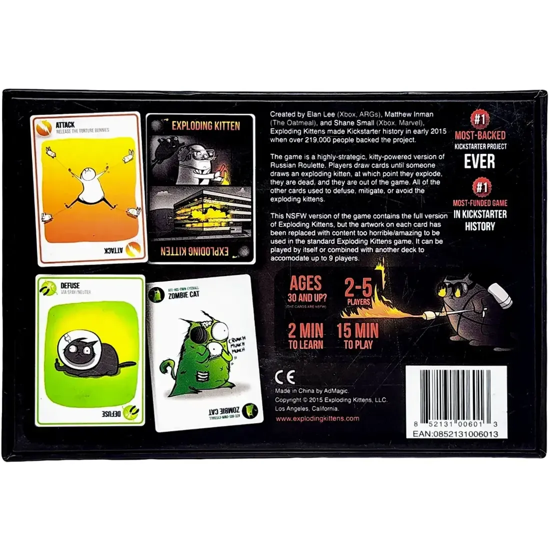Exploding Kittens: NSFW Edition - Party Humor Card Game for Adults (2-5 Players, Ages 18+) - Exploding Kittens - Image 3
