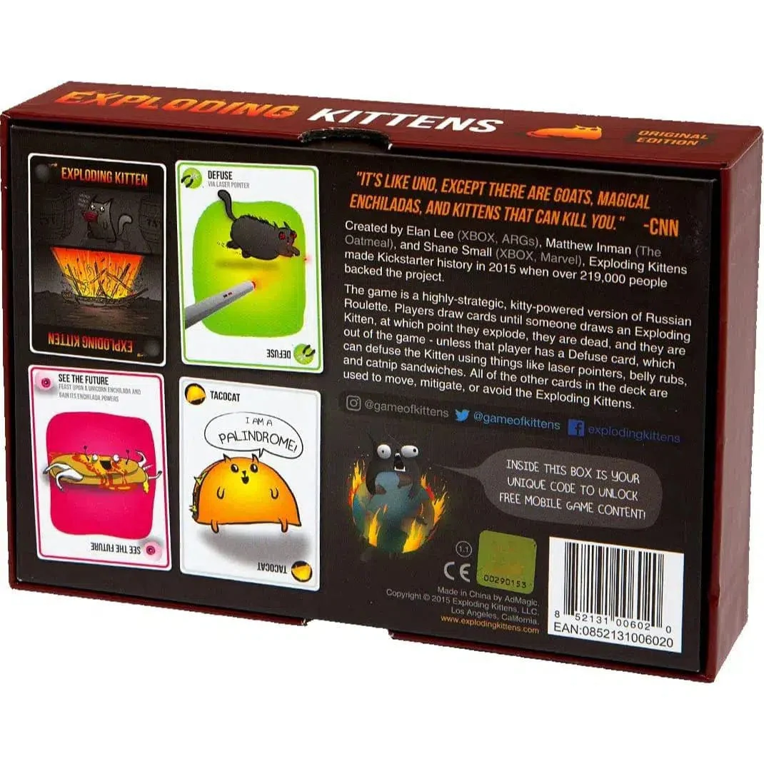 Exploding Kittens (Original Edition) - Card Game - Image 3