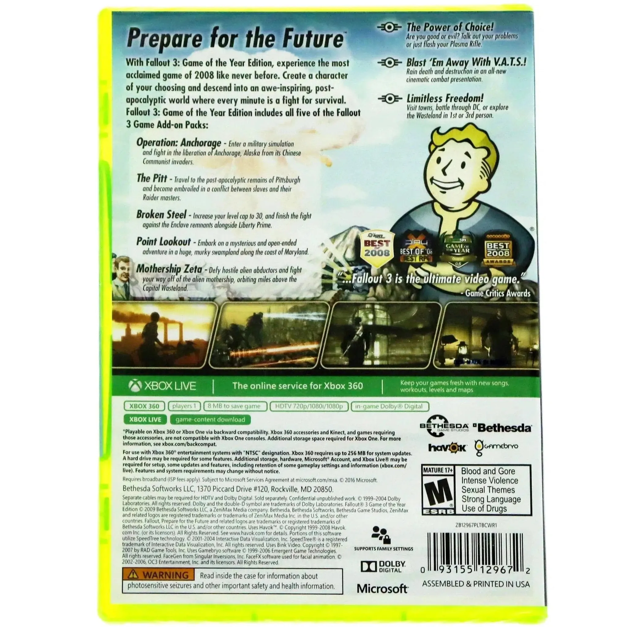 Fallout 3 (Game of the Year Edition) - Xbox One + Xbox 360 - Image 3
