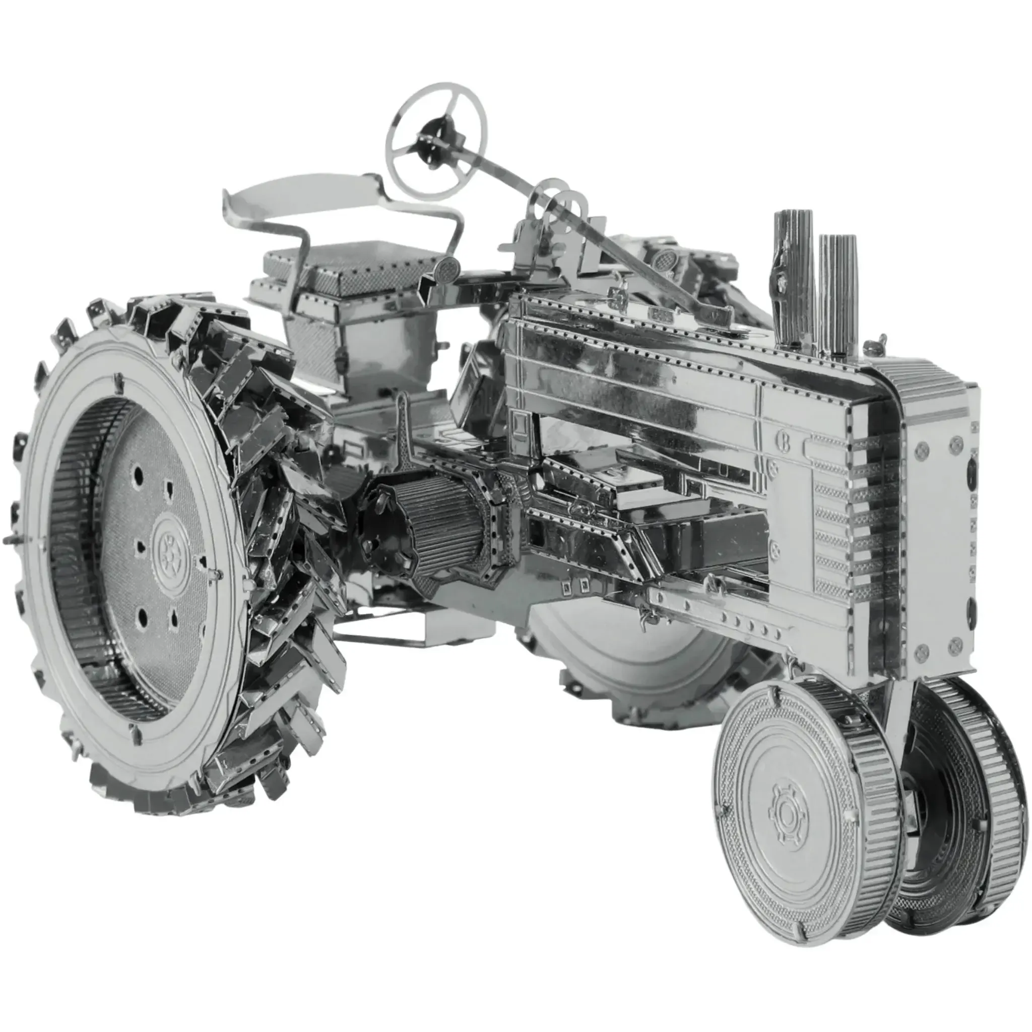 Farm Tractor Vehicle Figure Model Kit (Steel, Moderate Difficulty) - Fascinations - Metal Earth Series - (2022) - Image 2