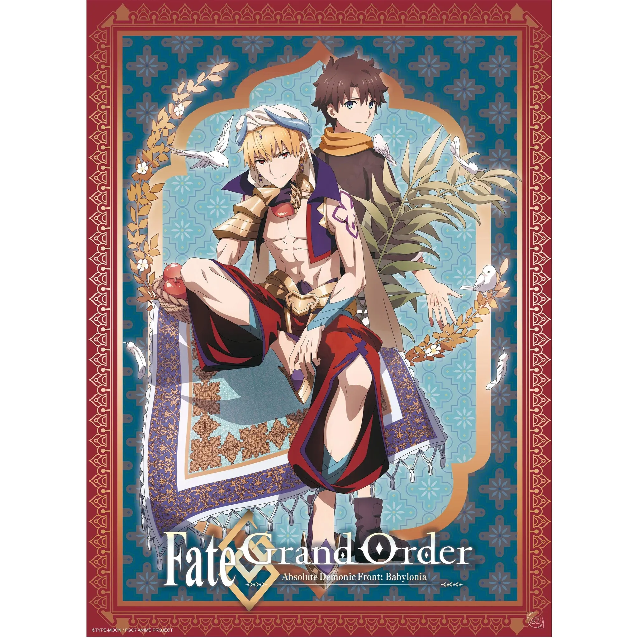 Fate/Grand Order Absolute Demonic Front: Babylonia - Fujimaru, Gilgamesh & Merlin Boxed Poster Set (20.5"x15") - ABYstyle - Image 2