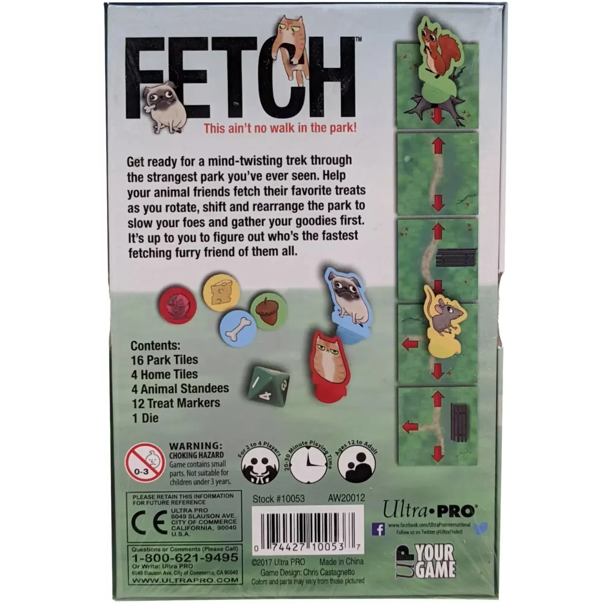 Fetch - Tile Placement Animals Board Game for Family, Adults, and Children (2-4 Players, Ages 12+) - Ultra Pro Entertainment - Image 3