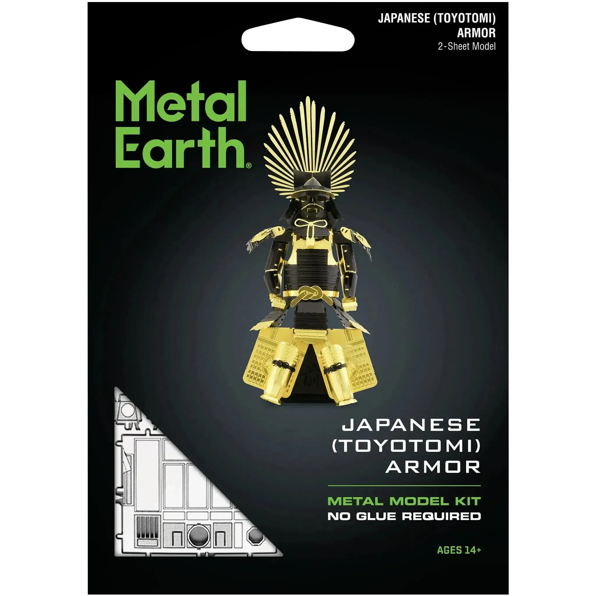 Feudal Japan - Toyotomi Hideyoshi Samurai Armor Figure Model Kit (Steel, Moderate Difficulty) - Fascinations - Metal Earth Series - (2024)