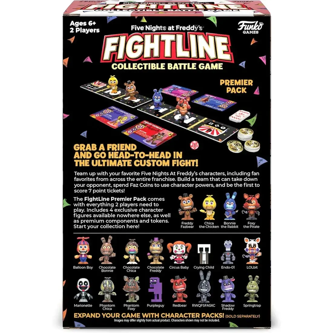 FightLine Premier Pack: Collectible Battle Game [Five Nights at Freddy's] - Miniature Horror Board Game for Family and Adults (2 Players, Ages 6+) - Funko Games - Image 3