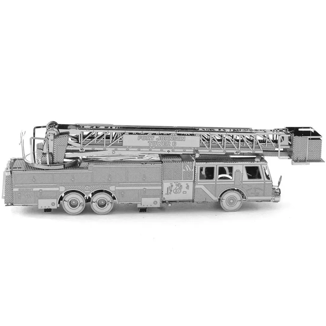 Fire Engine Truck Figure Model Kit (Steel, Moderate Difficulty) - Fascinations - Metal Earth Series - Image 6