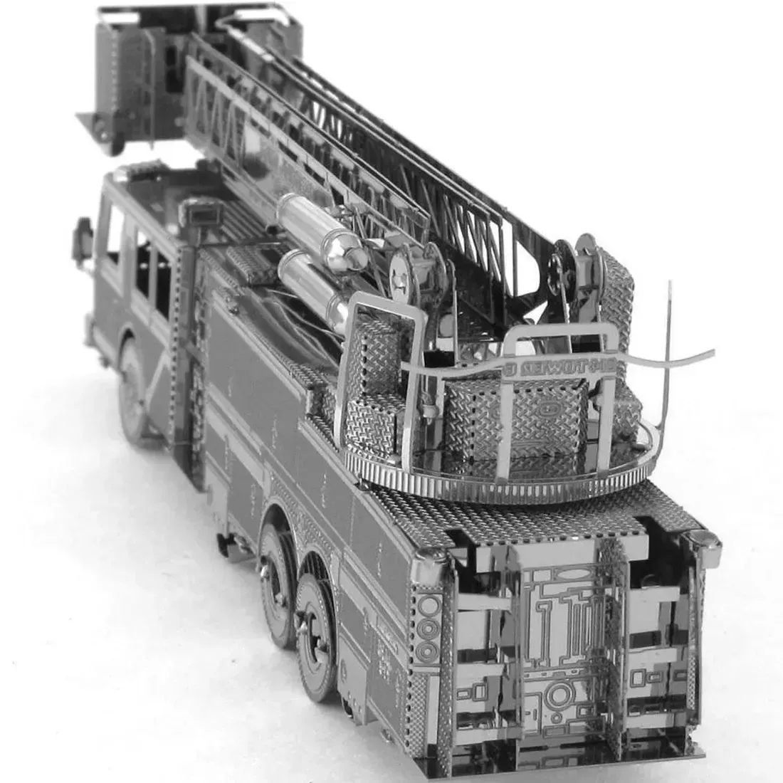 Fire Engine Truck Figure Model Kit (Steel, Moderate Difficulty) - Fascinations - Metal Earth Series - Image 8