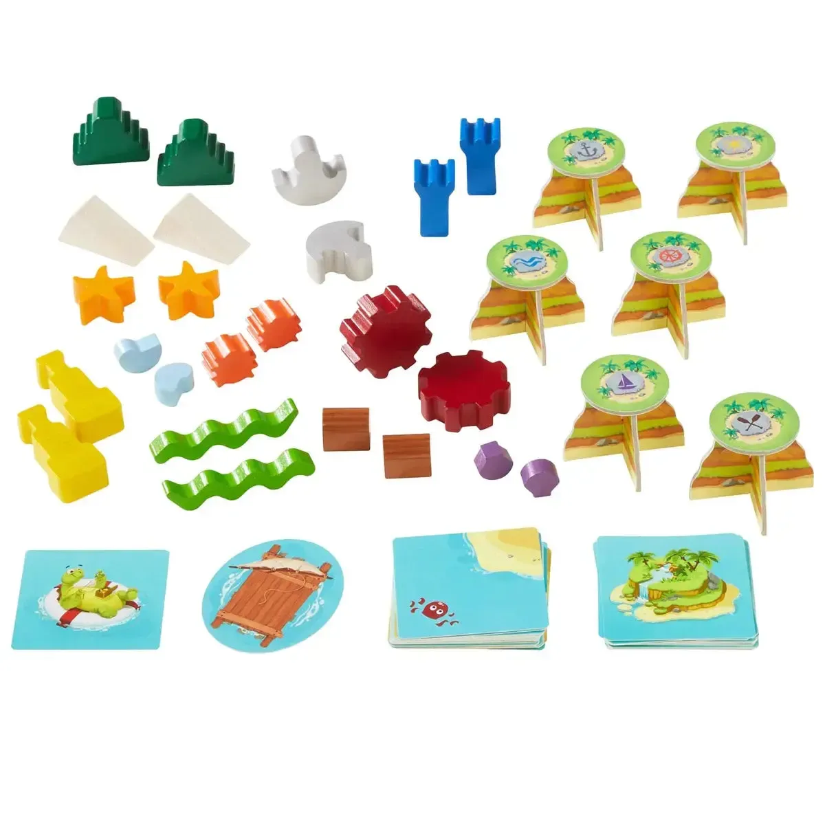 Flotsam Float - Island Stacking & Collecting Game for Children (2-5 Players, Ages 6+) - HABA - Image 3