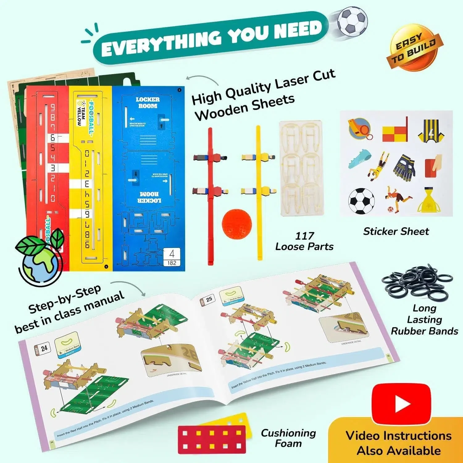 Foosball - STEM Toy Game Building Set - Smartivity - Image 2