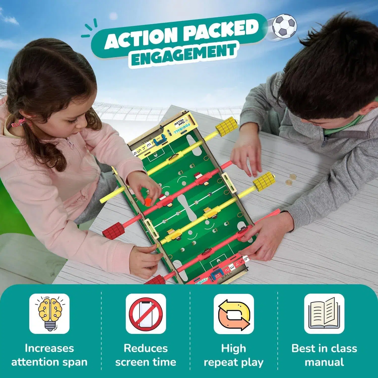 Foosball - STEM Toy Game Building Set - Smartivity - Image 5