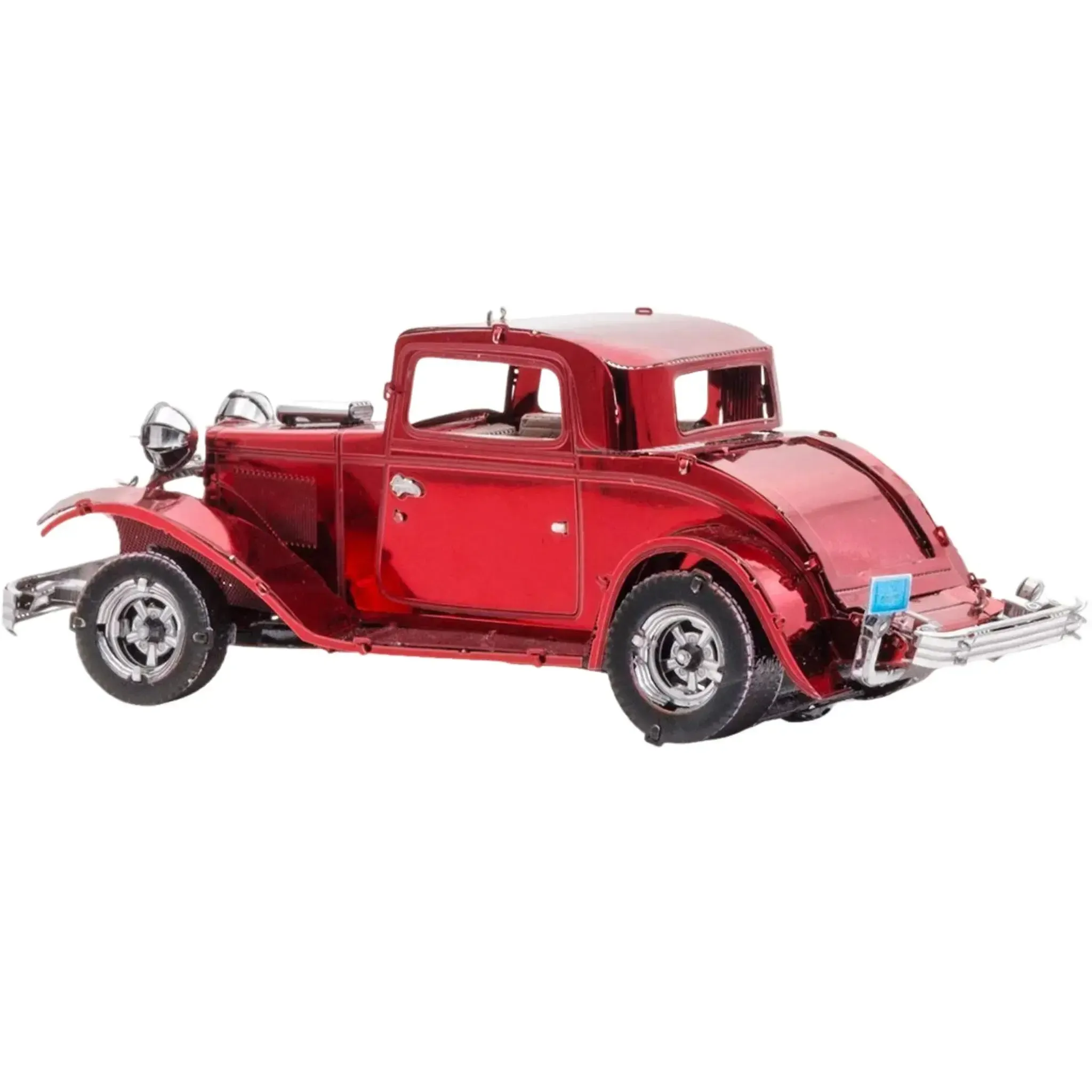 Ford - 1932 Coupe Classic Car Figure Model Kit (1:38 Scale, Steel, Moderate Difficulty) - Fascinations - Metal Earth Series - (2022) - Image 4
