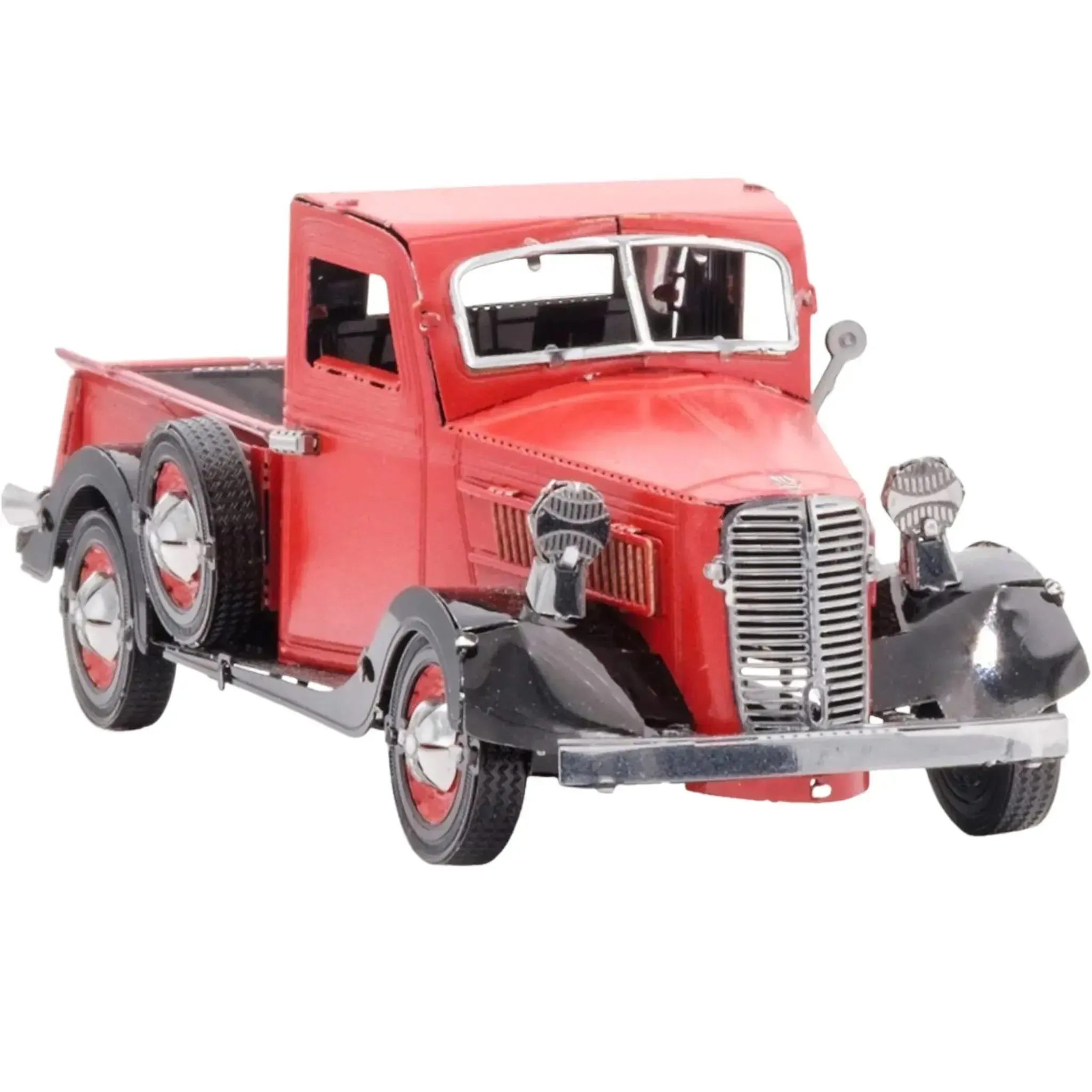 Ford - 1937 Pickup Classic Truck Figure Model Kit (1:49 Scale, Steel, Moderate Difficulty) - Fascinations - Metal Earth Series - (2022) - Image 6