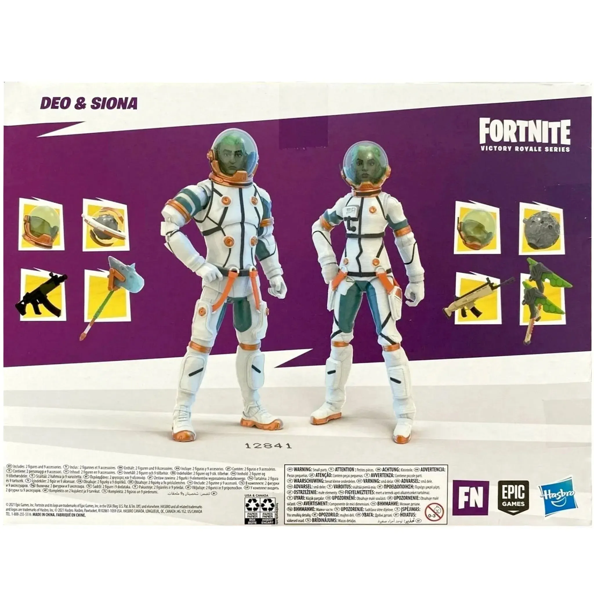 Fortnite - Astronaut Outfit Deo & Siona Action Figure Set (6") - Hasbro - Victory Royale Series - (2021) - Image 3
