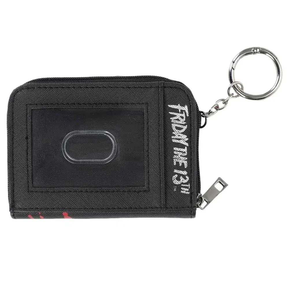 Friday The 13th - Jason Mask Mini Wallet (Zip Around) - Bioworld - Image 2