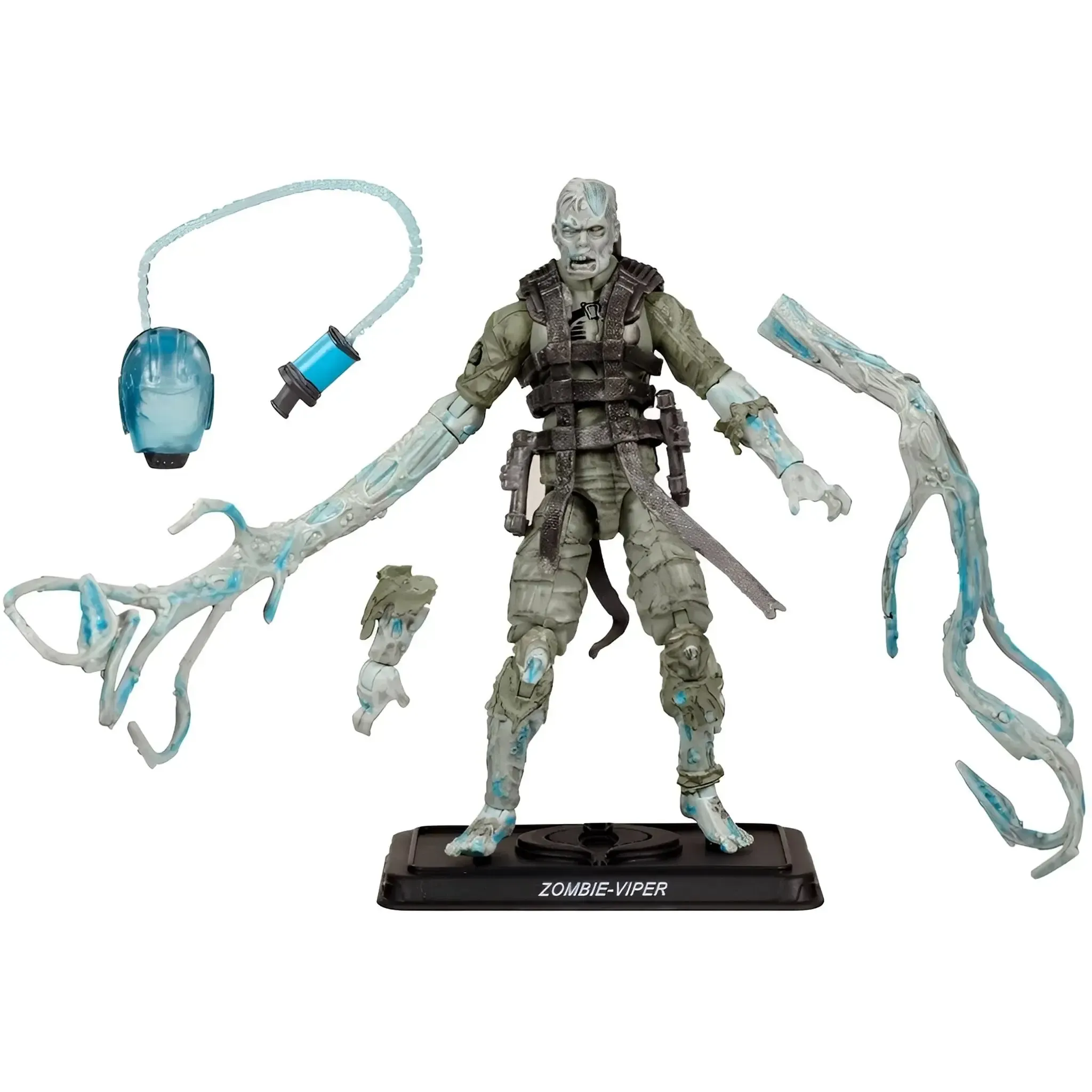 G.I. Joe: A Real American Hero - Zombie-Viper Cobra Trooper Action Figure (3.75") - Hasbro - 30 Years of A Real American Hero Series - (2011) - Image 2
