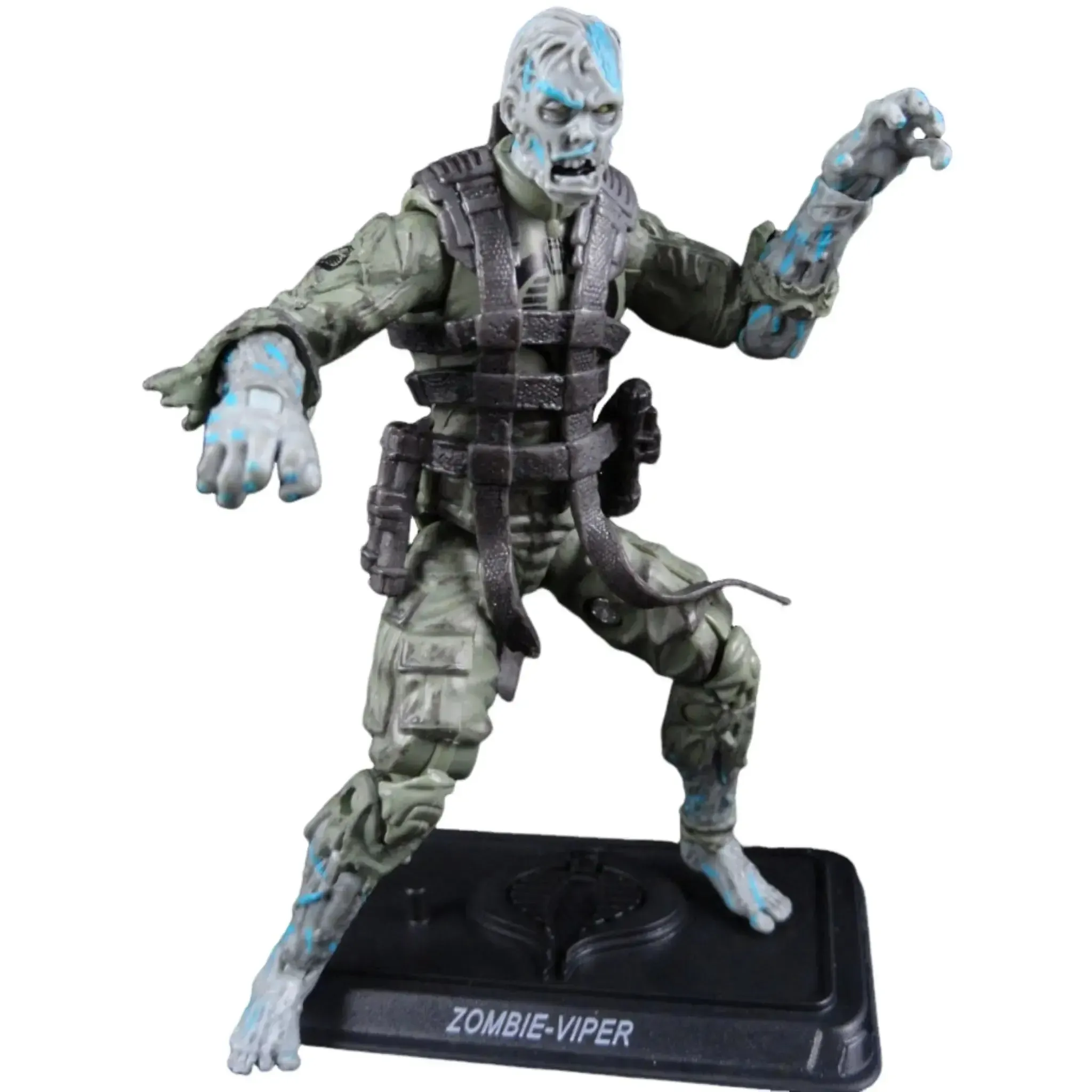 G.I. Joe: A Real American Hero - Zombie-Viper Cobra Trooper Action Figure (3.75") - Hasbro - 30 Years of A Real American Hero Series - (2011) - Image 4
