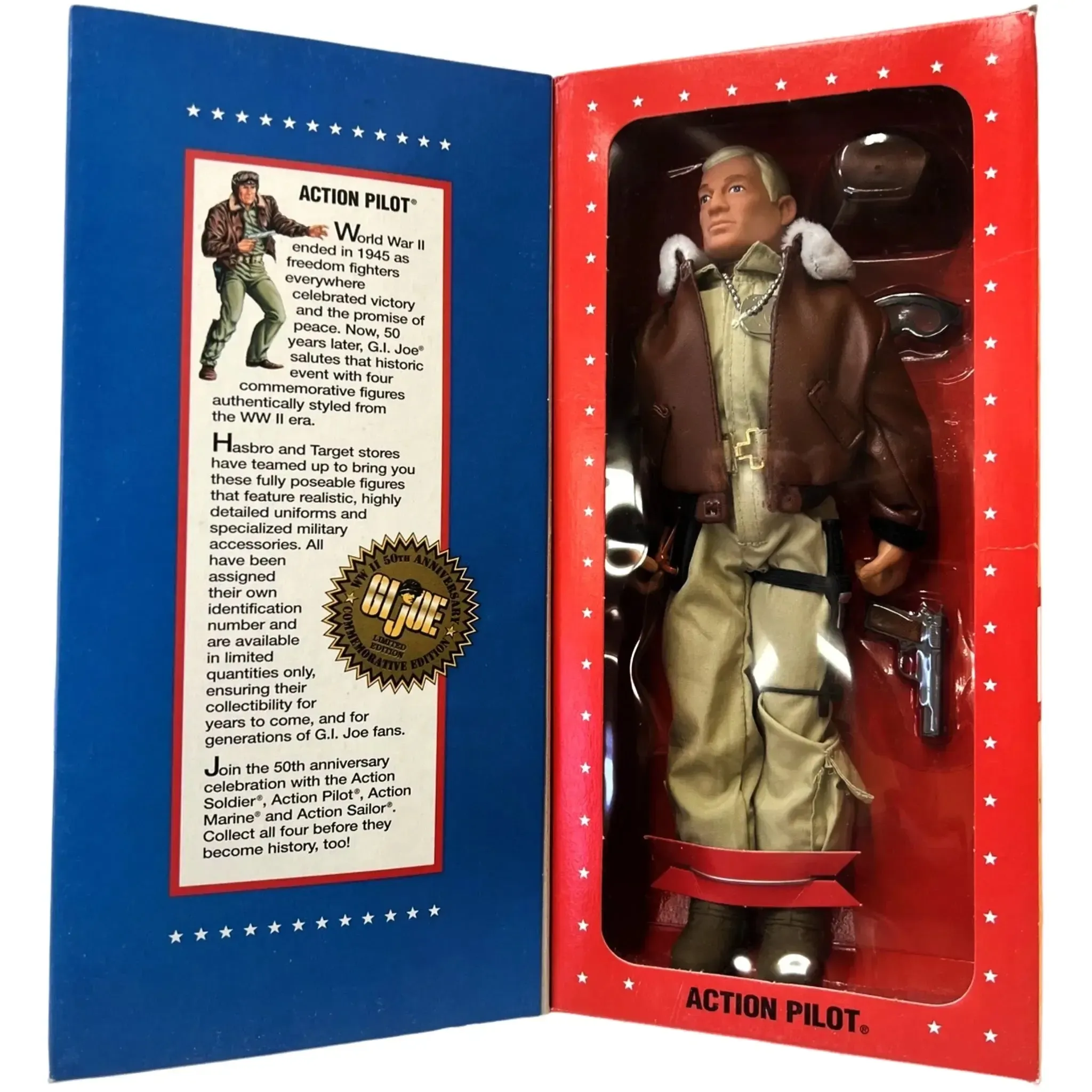 G.I. Joe - Action Pilot Action Figure (12") - Hasbro - WW II 50th Anniversary Commemorative Edition - (1995) - Image 2