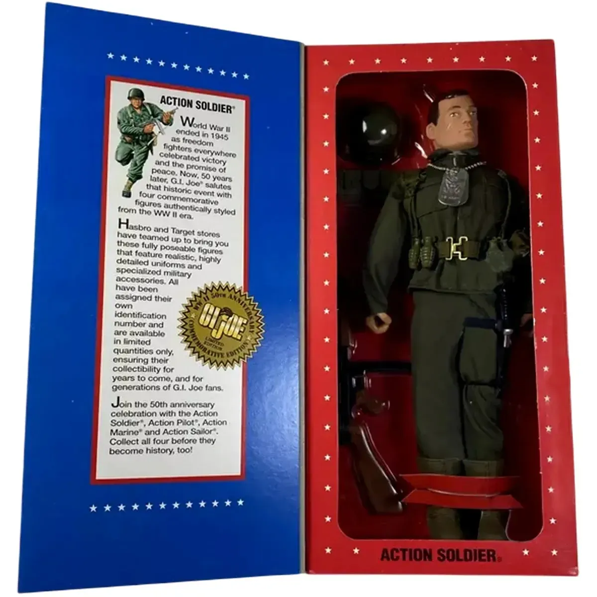 G.I. Joe - Action Soldier Action Figure (12") - Hasbro - WWII 50th Anniversary Commemorative Edition (1995) - Image 2