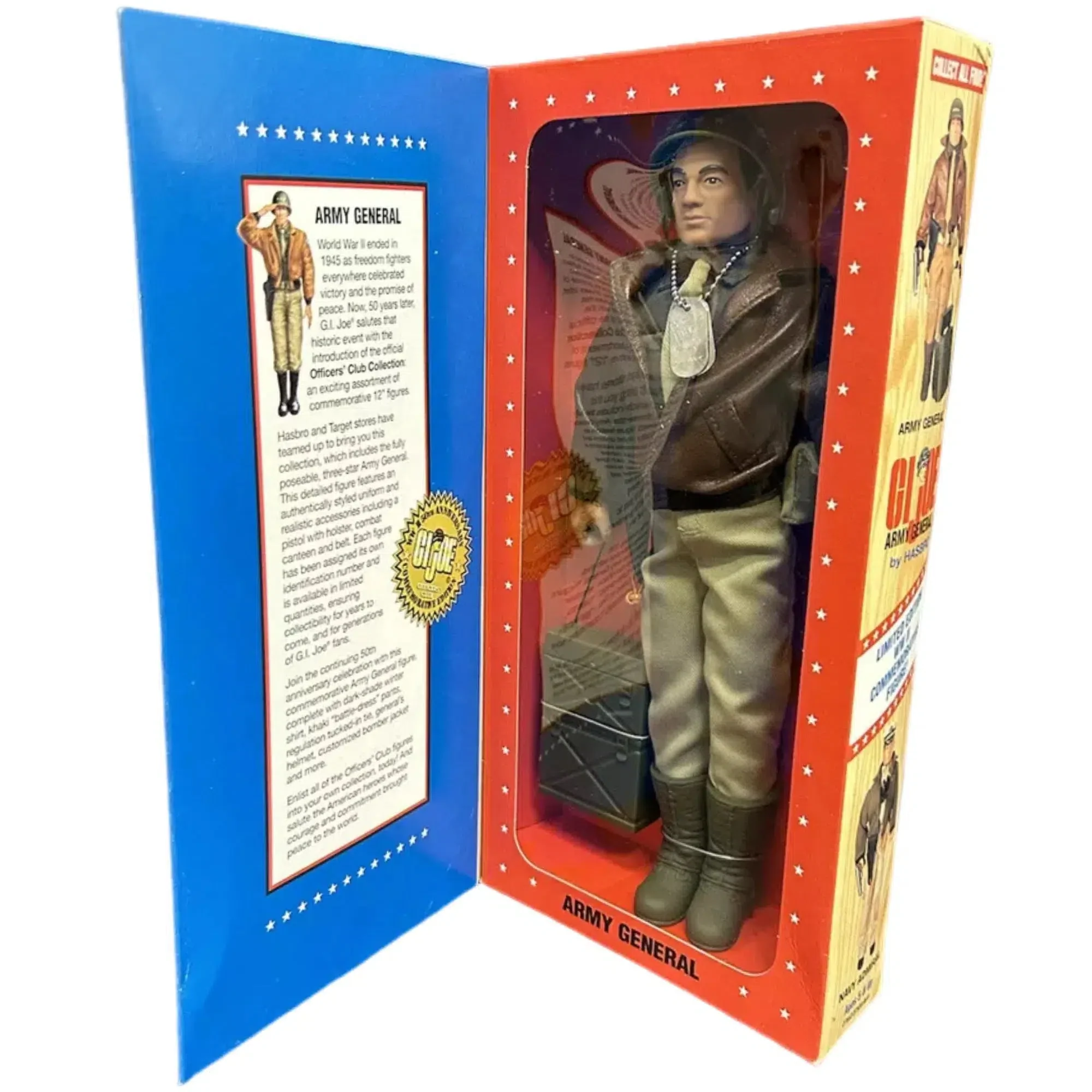G.I. Joe - Army General Action Figure (12") - Hasbro - WWII 50th Anniversary Commemorative Edition Series - Image 2