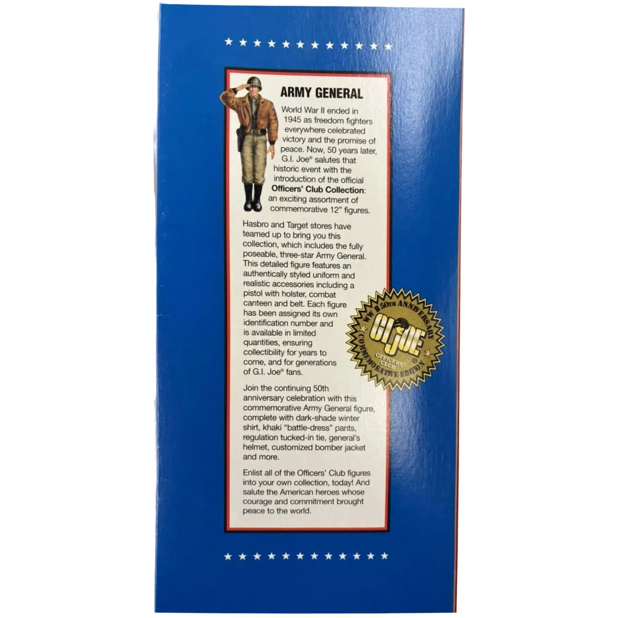 G.I. Joe - Army General Action Figure (12") - Hasbro - WWII 50th Anniversary Commemorative Edition Series - Image 4
