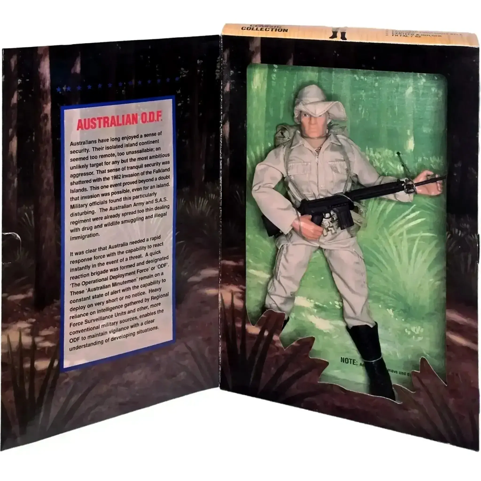 G.I. Joe - Australian O.D.F. Action Figure (12") - Kenner - Limited Edition 1996 Classic Collection Series - Image 2