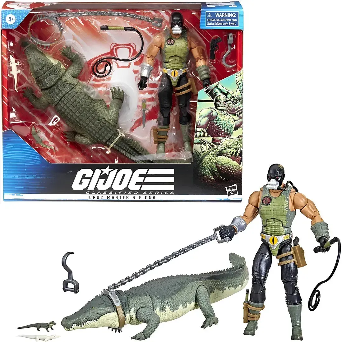 G.I. Joe - Croc Master & Fiona Action Figure Set (6.25") - Hasbro - G.I. Joe Classified Series - Image 2