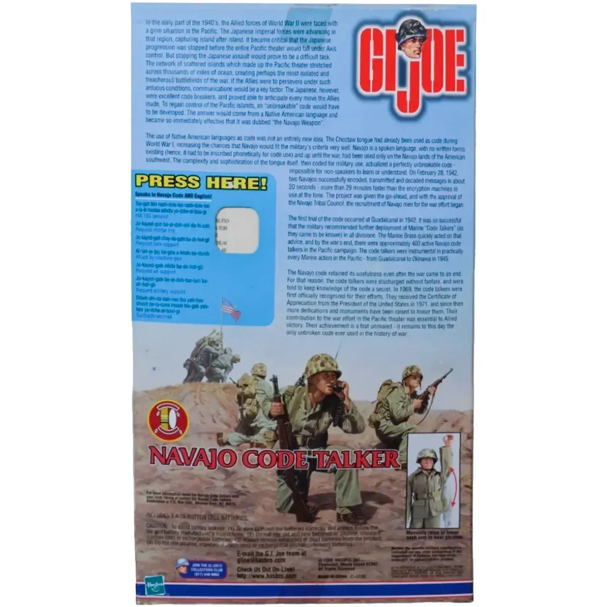 G.I. Joe - Navajo Code Talker Action Figure - Hasbro - (1999) - Image 3