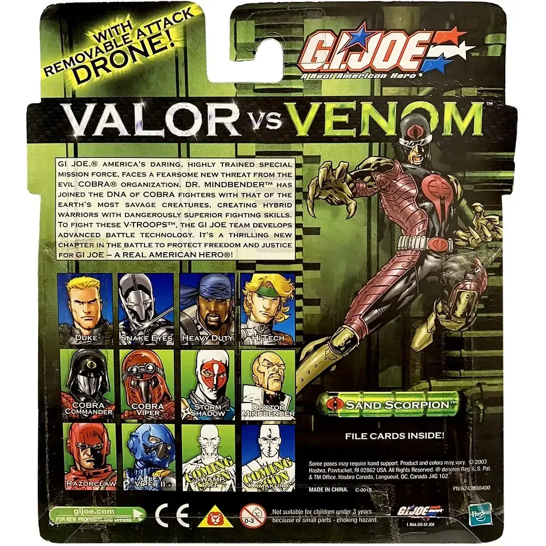 G.I. Joe - Scarlett & Sand Scorpion Action Figure Set (3.75") - Hasbro - Valor vs Venom Series - Image 3