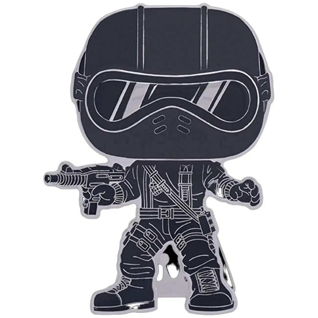 G.I. Joe - Snake Eyes Pin Badge (#27, Enamel) - Funko - Pop! Cartoons Pin Series [Styles May Vary] - Image 2