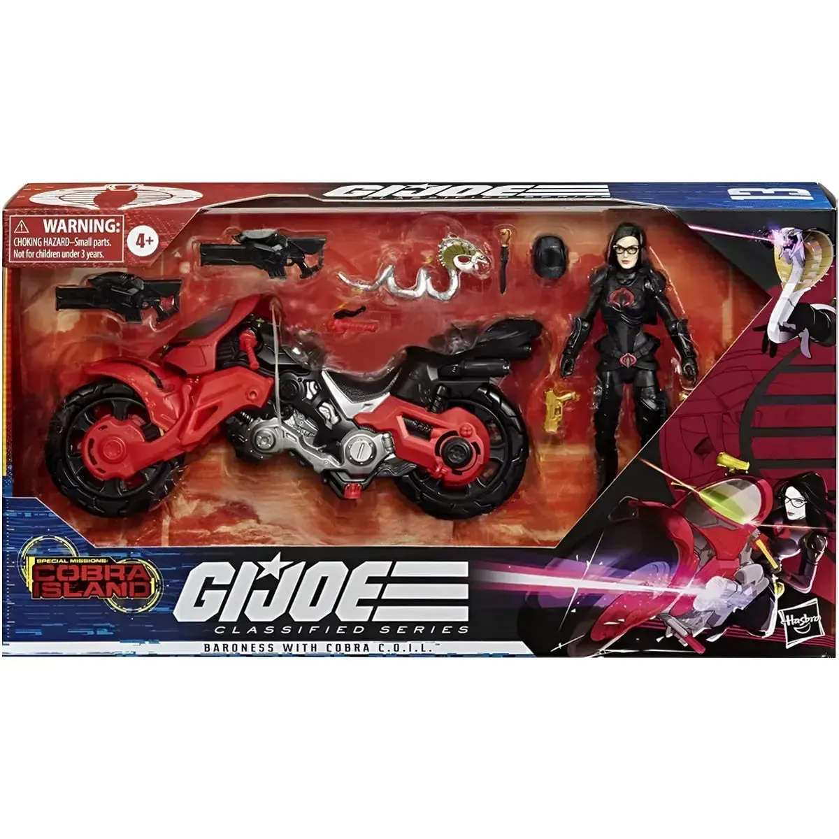 G.I. Joe [Special Missions: Cobra Island] - Baroness with Cobra C.O.I.L. Action Figure Set (6") - Hasbro - Classified Series