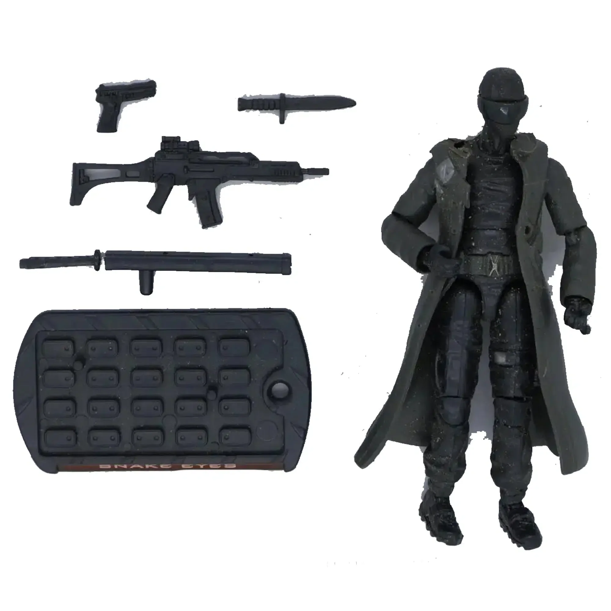 G.I. Joe: The Rise of Cobra - Snake Eyes & Timber (Gray) Action Figure - Hasbro - Paris Pursuit Series - Image 2