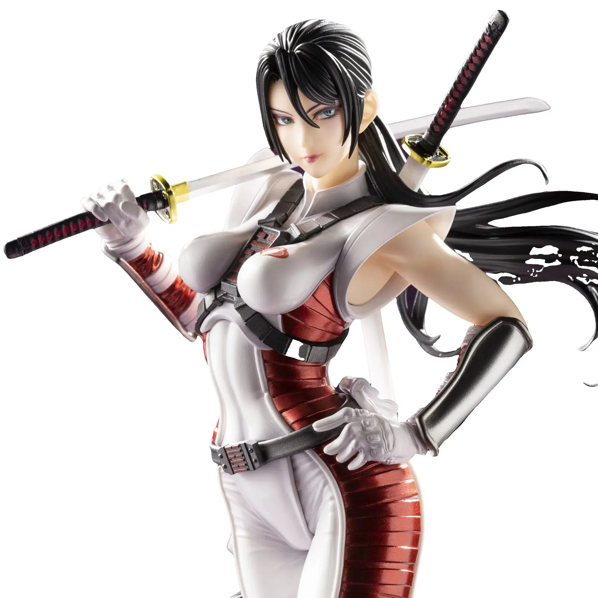 G.I. Joe - White & Red Outfit Dawn Moreno Snake Eyes II Figure (1:7 Scale, Limited Edition) - Kotobukiya - Bishoujo Series - Image 10