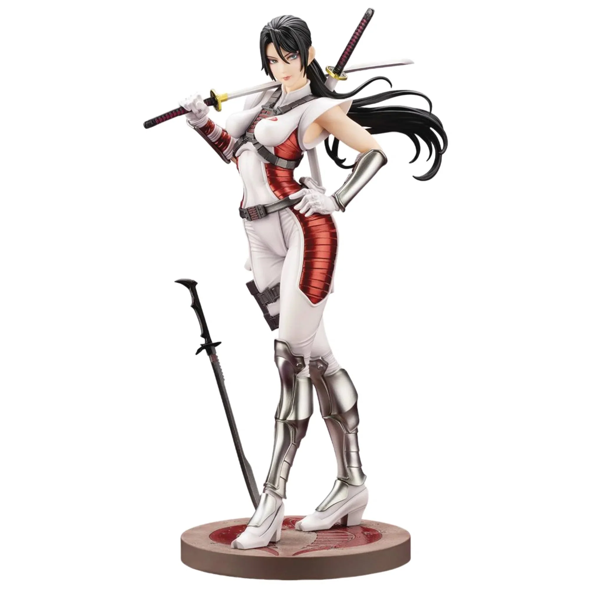 G.I. Joe - White & Red Outfit Dawn Moreno Snake Eyes II Figure (1:7 Scale, Limited Edition) - Kotobukiya - Bishoujo Series - Image 5