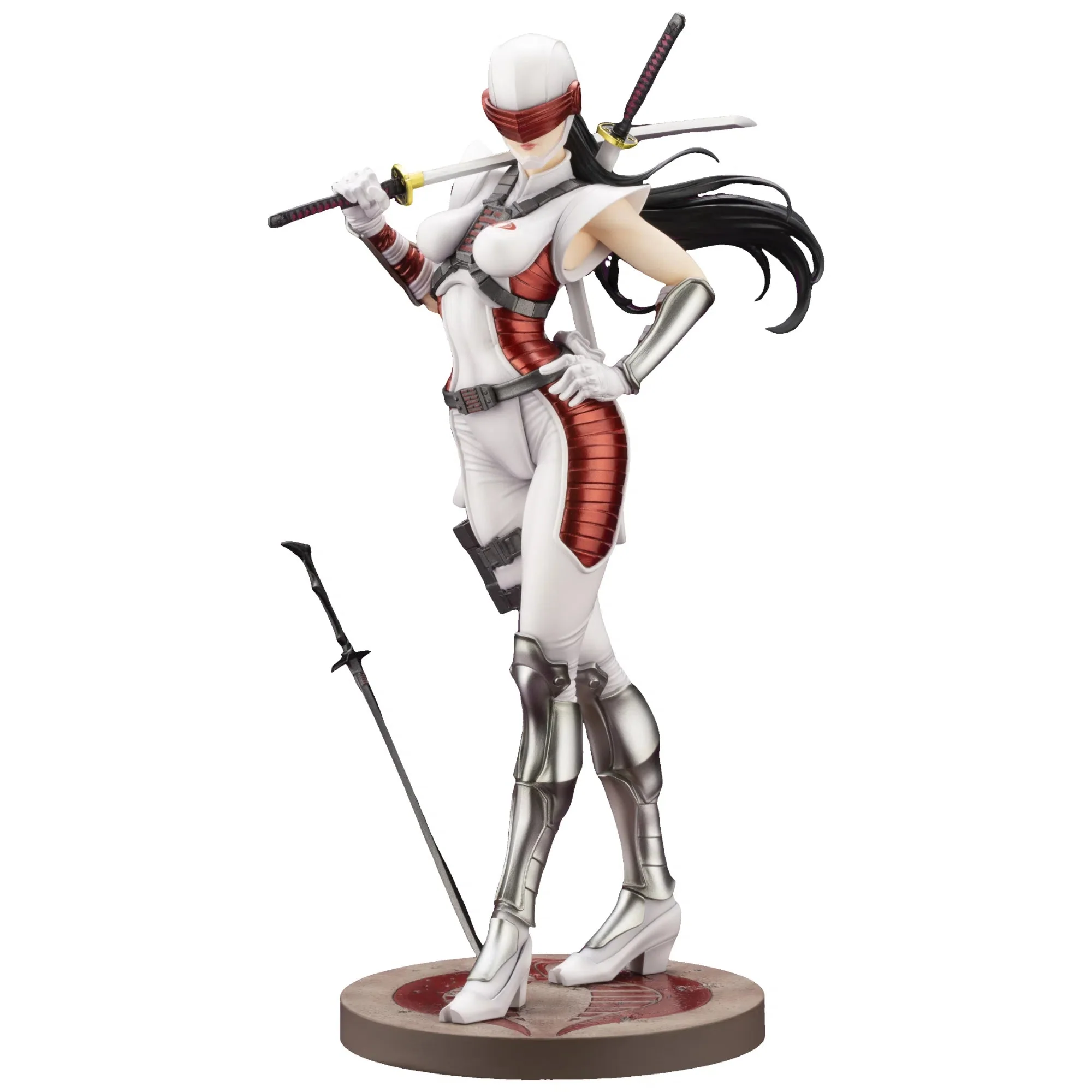 G.I. Joe - White & Red Outfit Dawn Moreno Snake Eyes II Figure (1:7 Scale, Limited Edition) - Kotobukiya - Bishoujo Series - Image 6