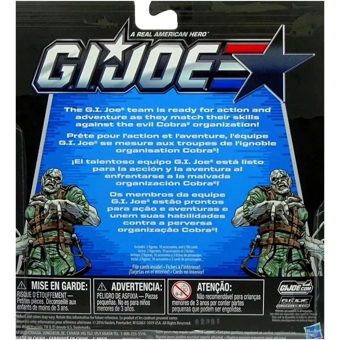 G.I. Joe - Zombie Patrol Action Figure Set (3.75") - Hasbro - G.I. Joe 50th Anniversary Edition - Image 3