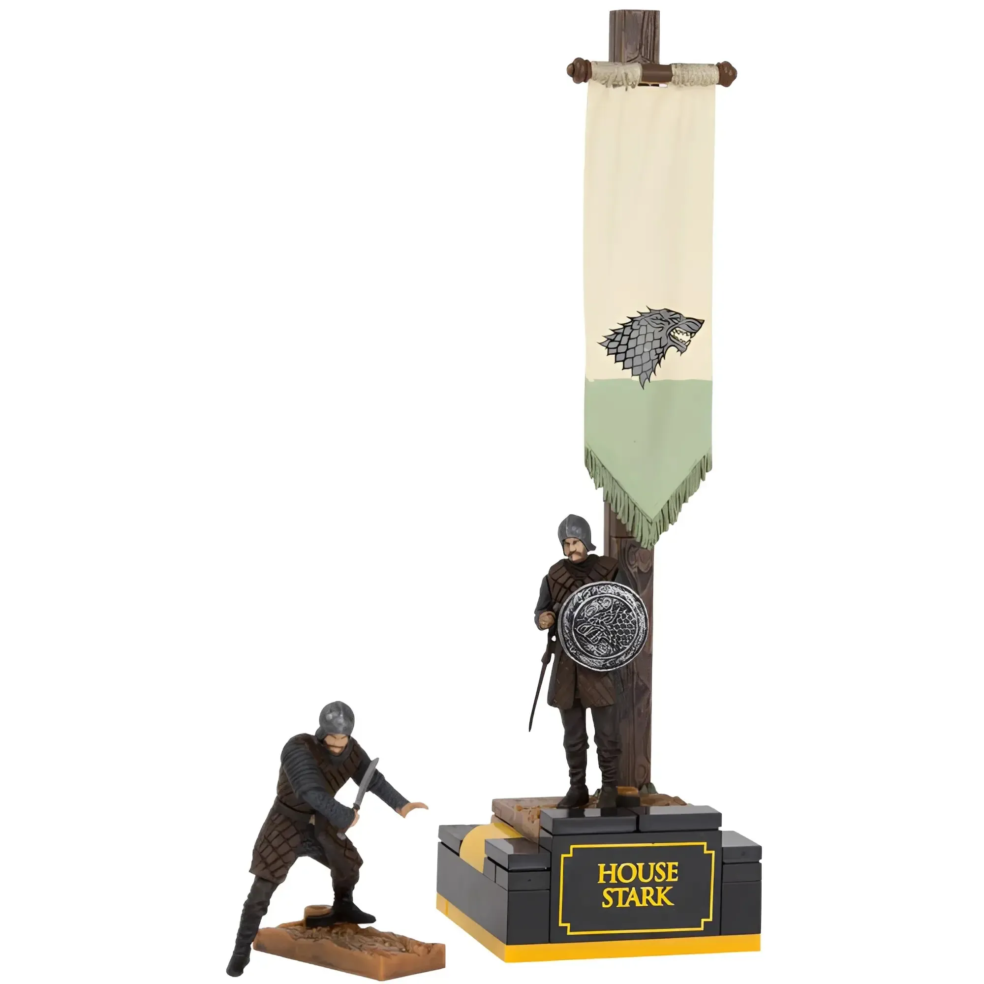 Game of Thrones - House Stark Banner Pack Construction Set - McFarlane Toys - Winter Construction Series - (2015) - Image 3