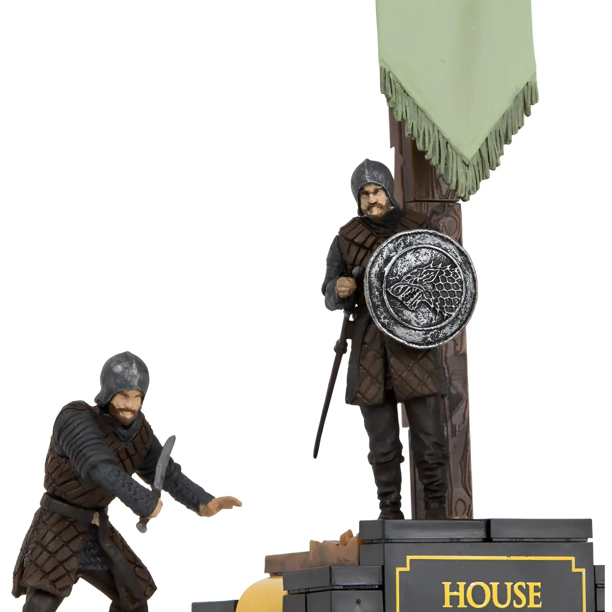 Game of Thrones - House Stark Banner Pack Construction Set - McFarlane Toys - Winter Construction Series - (2015) - Image 4