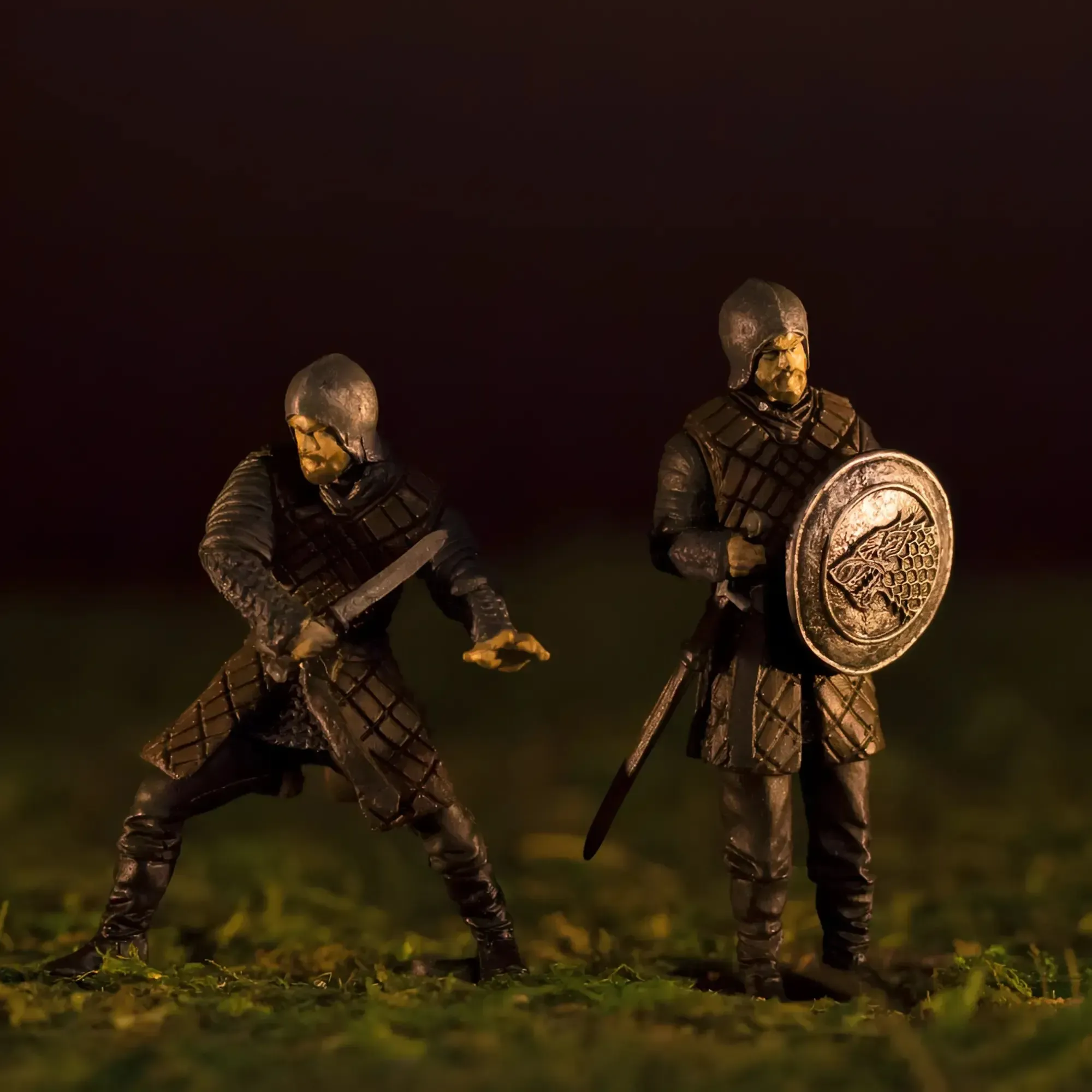 Game of Thrones - House Stark Banner Pack Construction Set - McFarlane Toys - Winter Construction Series - (2015) - Image 8