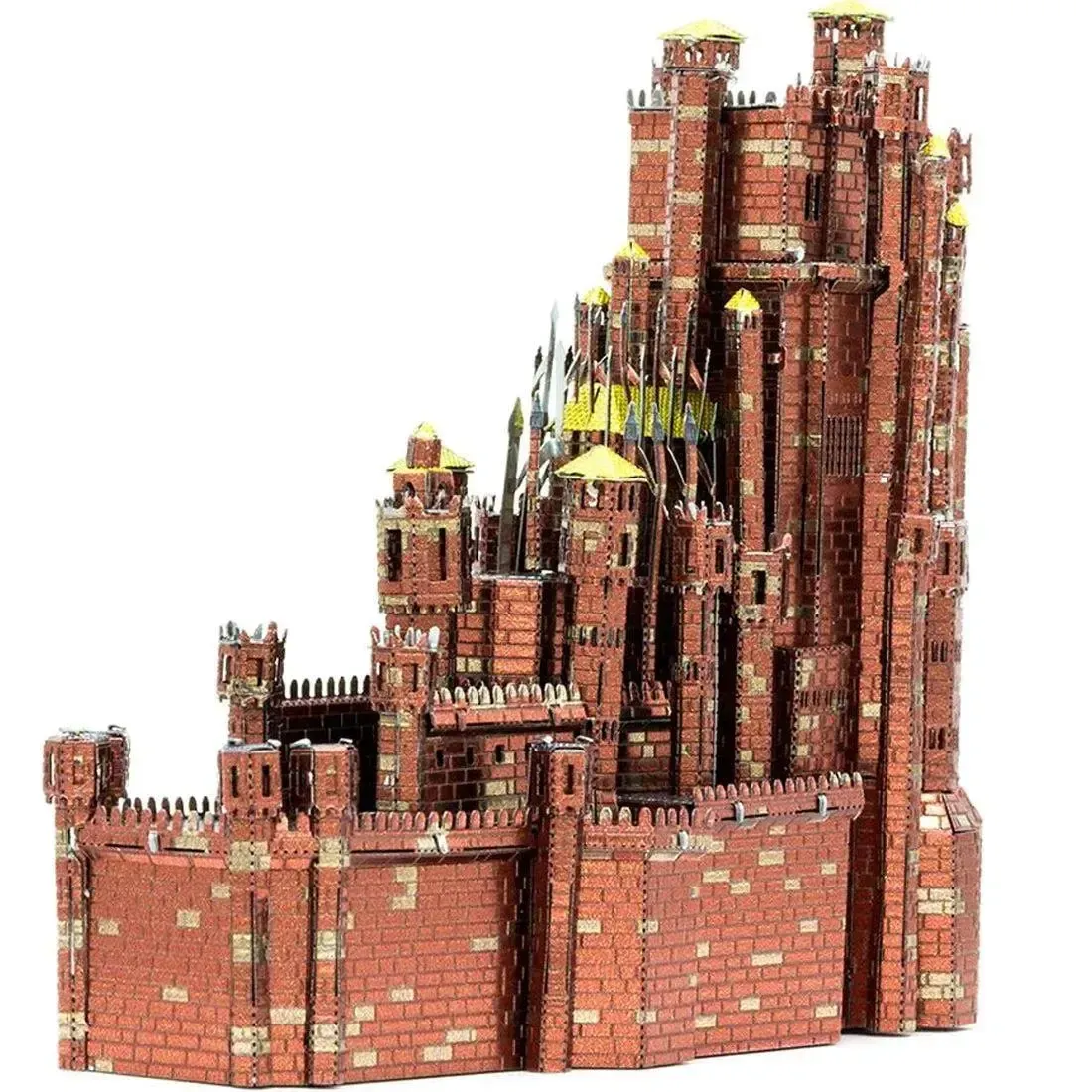 Game of Thrones - Red Keep Castle Figure Model Kit (Steel, Challenging Difficulty) - Fascinations - Metal Earth Iconx Series - Image 2