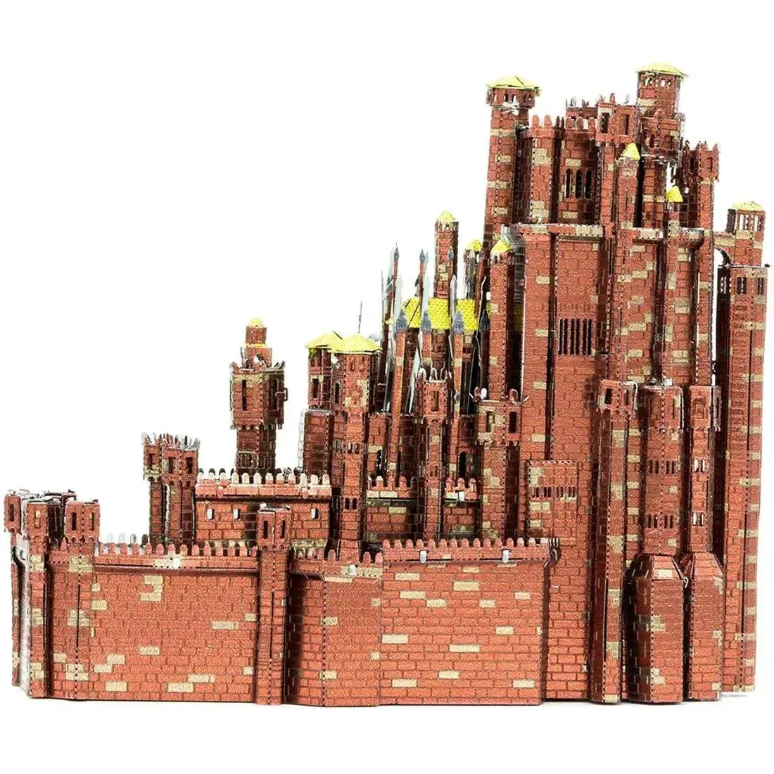 Game of Thrones - Red Keep Castle Figure Model Kit (Steel, Challenging Difficulty) - Fascinations - Metal Earth Iconx Series - Image 4