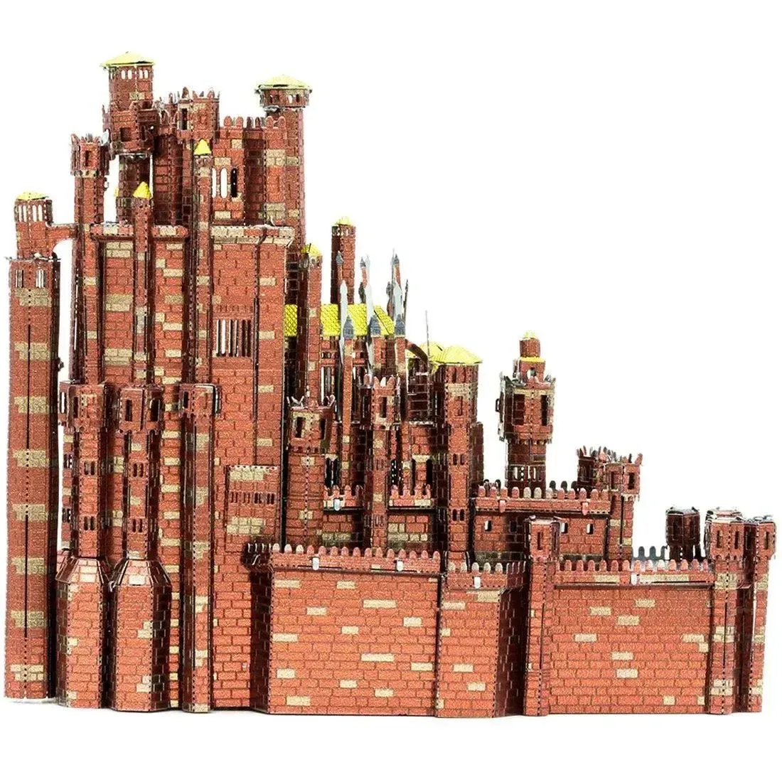 Game of Thrones - Red Keep Castle Figure Model Kit (Steel, Challenging Difficulty) - Fascinations - Metal Earth Iconx Series - Image 6