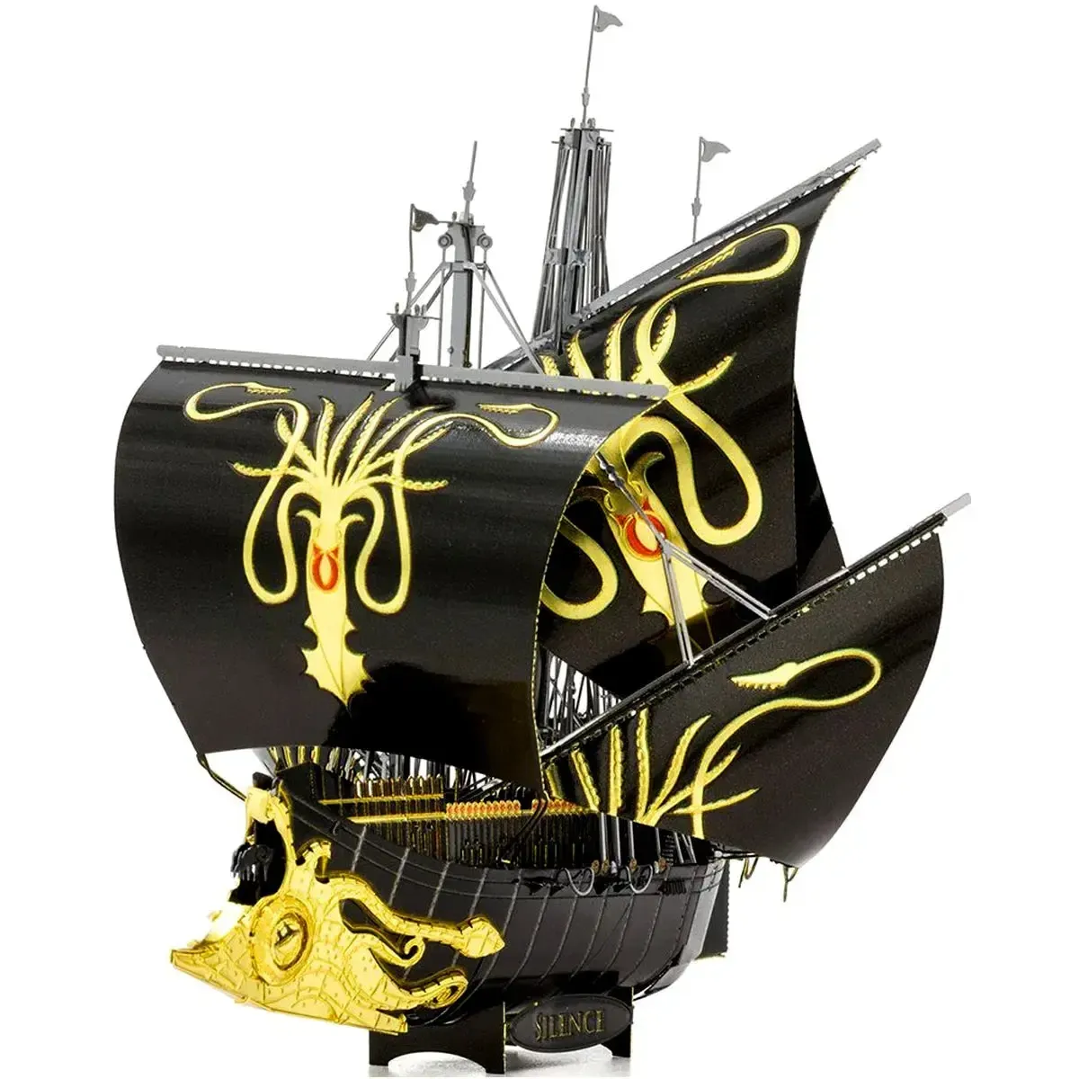 Game of Thrones - Silence Ship Figure Model Kit (Steel, Moderate Difficulty) - Fascinations - Metal Earth Iconx Premium Series - Image 6