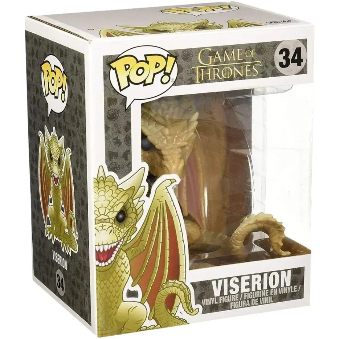 Game of Thrones - Viserion Dragon Figure (6") - Funko - Pop! Television Series (34)