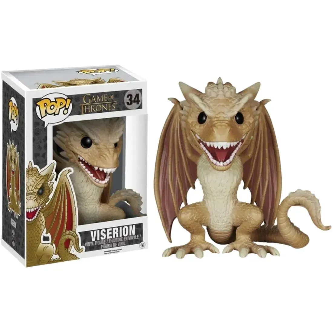 Game of Thrones - Viserion Dragon Figure (6") - Funko - Pop! Television Series (34) - Image 2