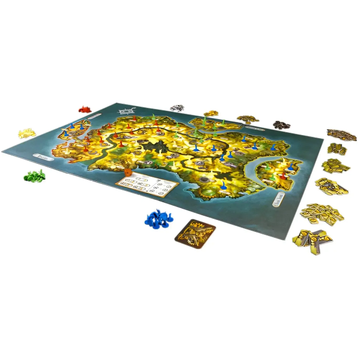 Gearworld: The Borderlands - Area Control Steampunk Board Game for Family, and Adults (2-4 Players, Ages 14+) - Fantasy Flight Games - Image 2