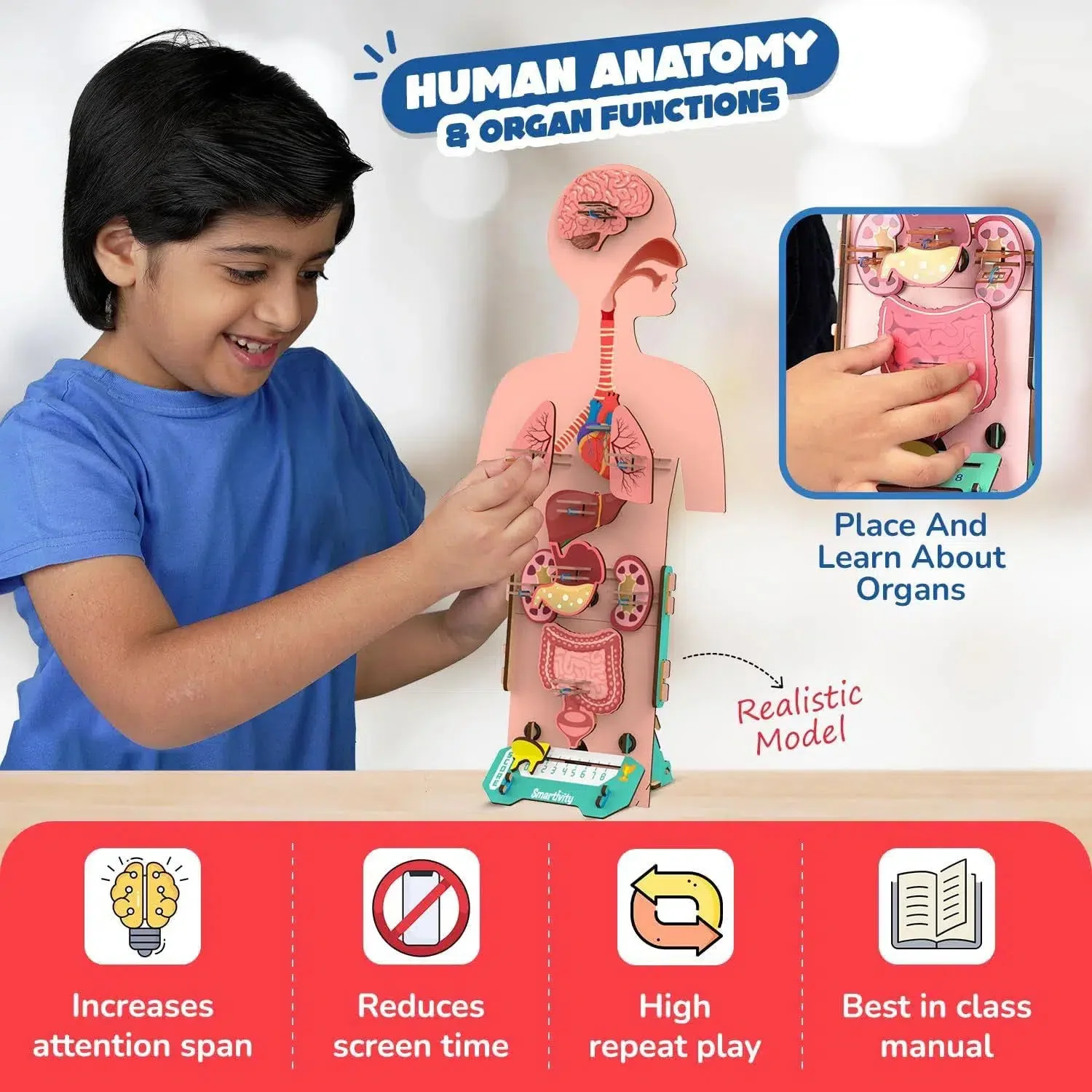 Germ Buster - Human Body STEM Toy Game Building Set - Smartivity - Image 3