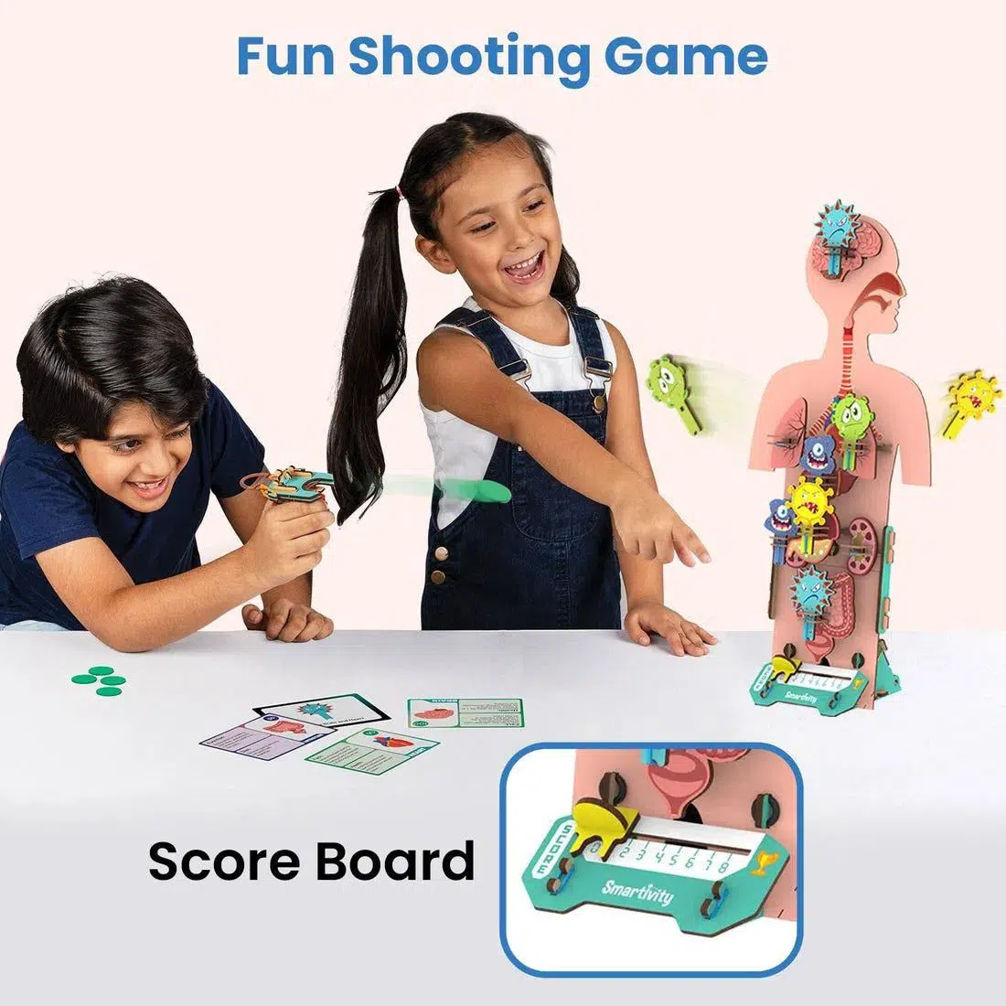 Germ Buster - Human Body STEM Toy Game Building Set - Smartivity - Image 5
