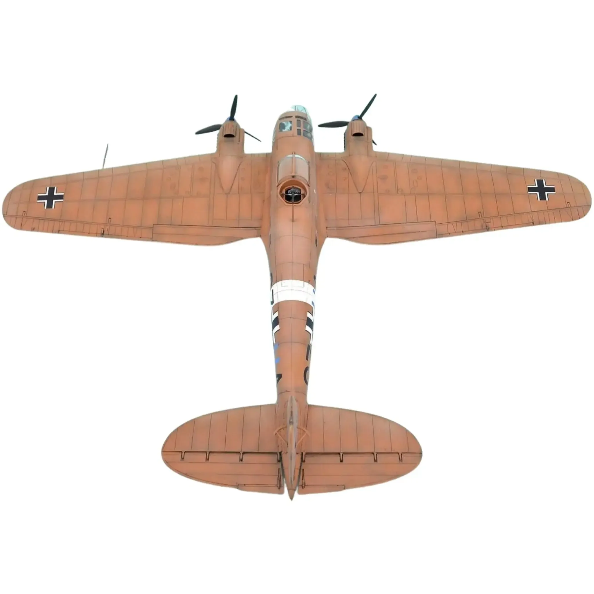 German Luftwaffe [World War II] - Heinkel He 111 H-6 Military Plane Figure (1:144 Scale, Plastic) - Revell - Squadron 144 Series - Image 4